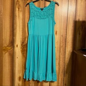 Torrid Teal Lace Dress